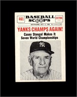 1961 Nu Card Scoops #461 Casey Stenge VG-EX+