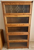 71 - BANKER'S BOOKCASE 72X36"