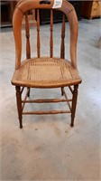 Vintage Cane Woven Seat Chair