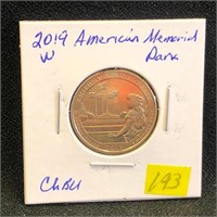 2019W American Memorial Park Quarter