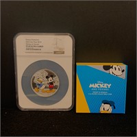 Mickey & Donald 3oz Silver Coin PF 69 UC
