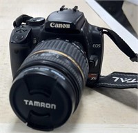 Canon EOS Rebel XTI Digital Camera & Tamron Lens
