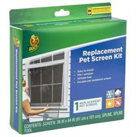 WF870  Duck Brand Pet Screen Kit 84" x 36".