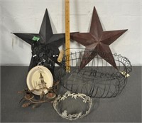 Metal decor lot, picture