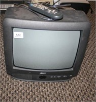 Small Zenith TV with Remote; 14"