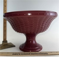 Longaberger NIB paprika compote bowl