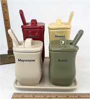 Longaberger NIB condiment set