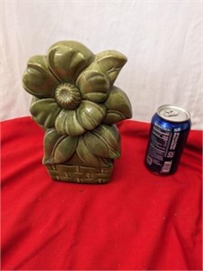 McCoy Pottery Sunflower in Basket 7" Lamp/ Pot