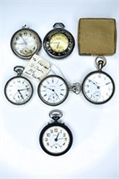Grouping of  Antique & Vintage Pocket Watches