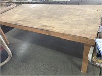 Work table 96 1/4 in wide by 48 in deep by 34 1/2