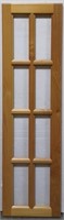 (5) Oak Mullion Cabinet Doors