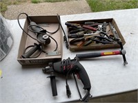 Screw Drivers, Pliers, Hammer, Drill, Grinder