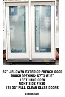 67" Jeldwen Exterior French Door