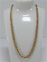 STAMPED 750 GOLD NECKLACE