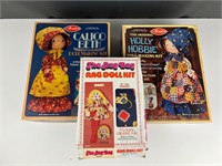 Vintage doll kits Holly Hobbie more