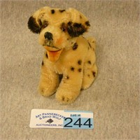 Early Steiff Stuffed Dog (Button in Ear)