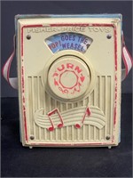 Vintage Fisher-Price Toys Music Box Picket Radio.