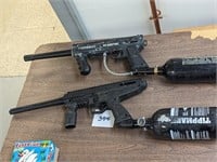 Pair of Paintball Guns