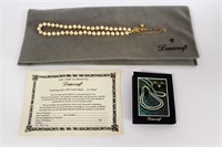 Strand of Danecraft Pearls-Sterling & Gold Filled