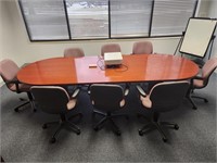 10'×46" Conference Table plus chairs. This
