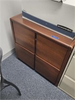 20x30" lockable wood file cabinet