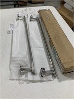 2- Chrome Towel Rods 22 1/2” long with wall
