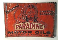 SST Paradine Motor Oils Union Oil & Supply Sign