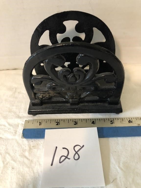 Iron napkin holder