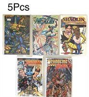 5 Pcs Carded Comics as Pictured
