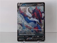 Pokemon Card Rare Hisuian Samurott V Full Art Holo