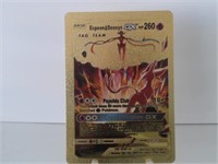 Pokemon Card Rare Gold Espeon & Deoxys GX
