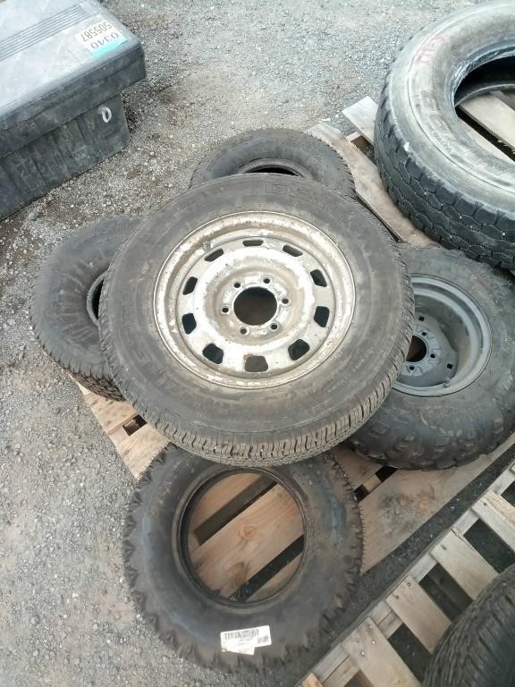 Skid Of Assorted Tires