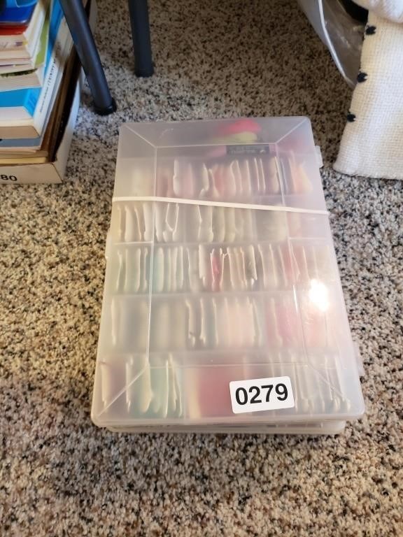 Pair of Plastic Organizers w/ Thread