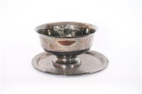 Oneida Silver Plated Bowl & Platter