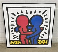 Keith Haring "Friends" Framed Print