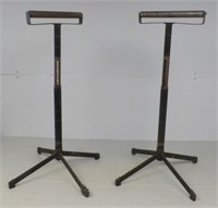 Pair of roller stands.