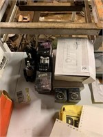 LOT OF ELECTRICAL SWITCHES, METERS AND SUPPLIES