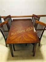 Dinning Table w/ 4 Chairs & Long Bench