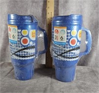 CASEY'S GENERAL BLUE 34 OZ INSULATED THERMO MUG