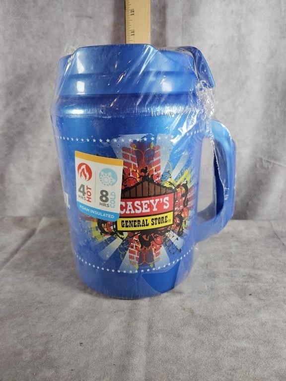 CASEY'S GENERAL BLUE 52 OZ INSULATED THERMO MUG