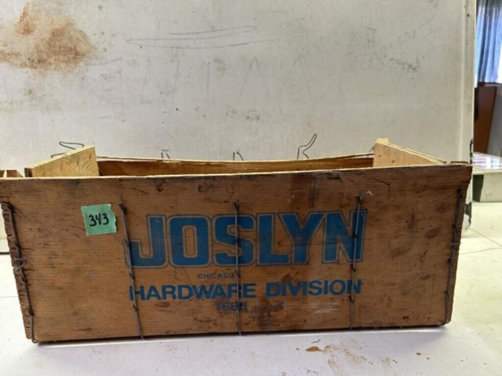 Joslyn Wood Box 21 x 9.5 x 9