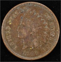 1868 INDIAN HEAD CENT XF