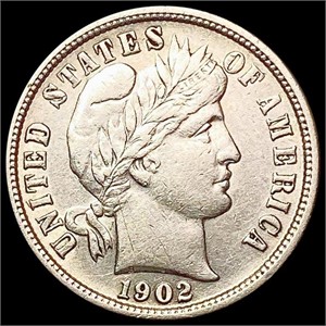 1902-S Barber Dime UNCIRCULATED