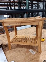 Bamboo shower bench. 24x13x18