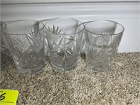 CUT GLASS GROUP OF MISC. 5 GLASSES