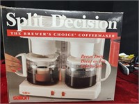 Split Decision Coffee Maker in Box