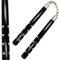 Wood Nunchaku W/ball Bearing Chain