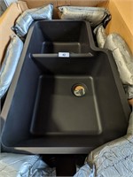 Karran Black Quartz Sink - 33"