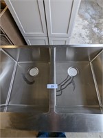 Stainless Steel Double Sink 36in.x 22-1/4in.