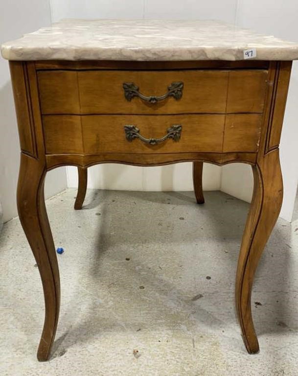 Marble Top End table